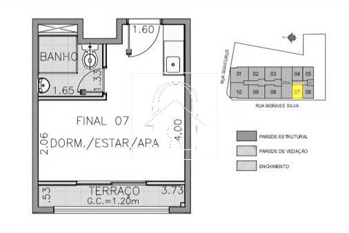 Apartamento, 1 quarto, 19 m² - Foto 37